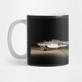 RAF Gloster Meteor at night Mug